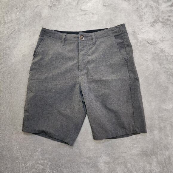 "Nothing More Something" Volcom Gray Chino Shorts sz 32 - Picture 1 of 5